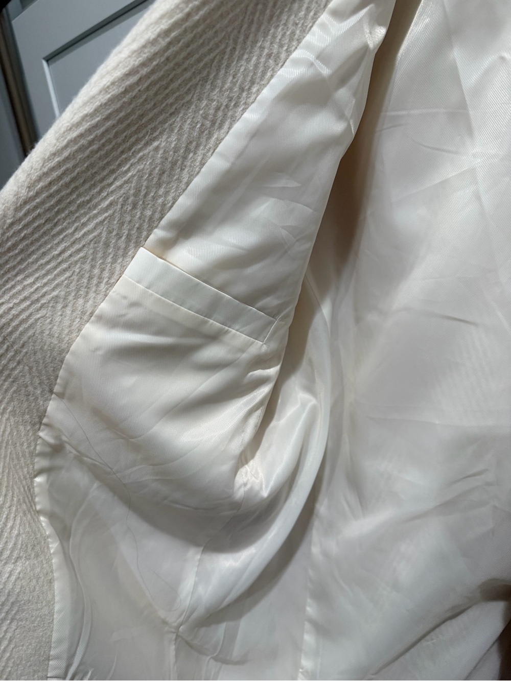 The Very Oversized Blazer in Ivory - Picture 10 of 13